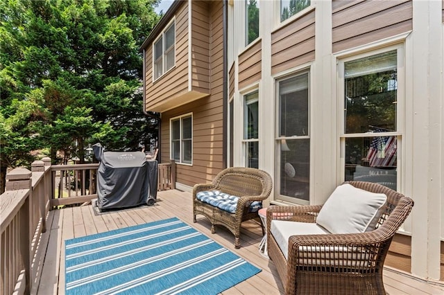 3560 Greenside Ct, Dacula, GA 30019 - wooden terrace with area for grilling