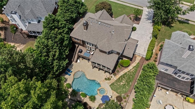 3560 Greenside Ct, Dacula, GA 30019 - aerial view of a pool