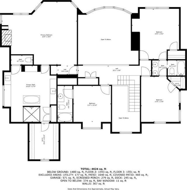 3560 Greenside Ct, Dacula, GA 30019 - view of floor plan / room layout