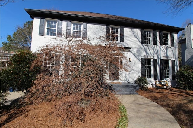 view of colonial-style house