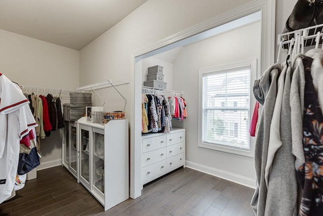 1459 Bennett Creek Ovlk, Suwanee, GA 30024 - spacious closet with dark wood-style floors