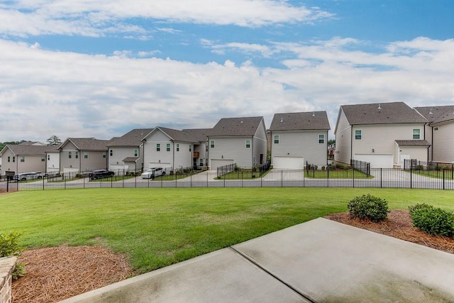 1459 Bennett Creek Ovlk, Suwanee, GA 30024 - view of yard with a residential view and an attached garage