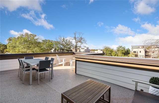 view of patio / terrace with outdoor dining space