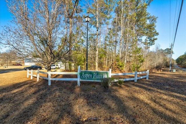 surrounding community with fence