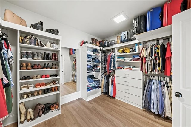 4048 Navajo Trl, Brookhaven, GA 30319 - spacious closet with wood finished floors
