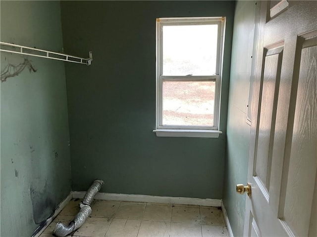 laundry area with a healthy amount of sunlight