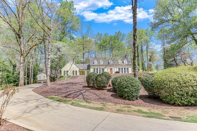 view of front of home