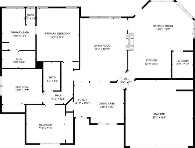 2905 Ivey Ridge Ln, Roswell, GA 30076 - view of floor plan / room layout