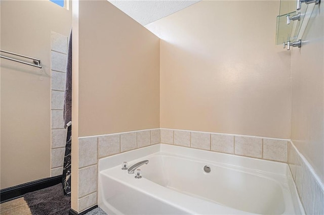 bathroom with a bathing tub