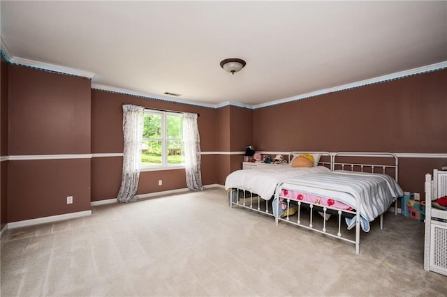 5102 Chastleton Dr, Stone Mountain, GA 30087 - bedroom featuring crown molding, carpet, and baseboards