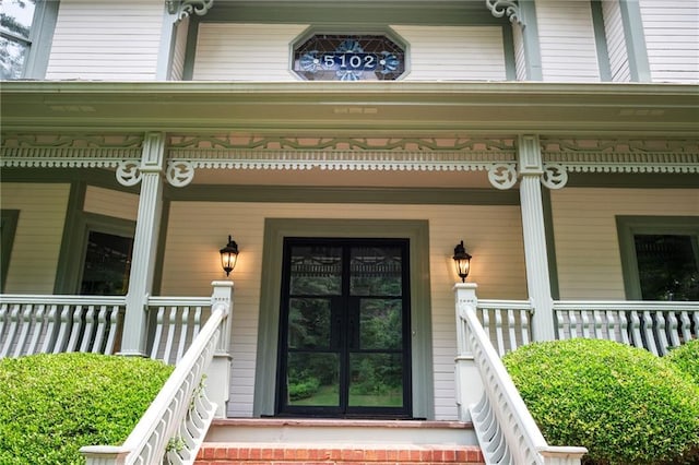 5102 Chastleton Dr, Stone Mountain, GA 30087 - entrance to property featuring covered porch
