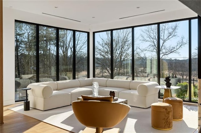 sunroom with a wealth of natural light