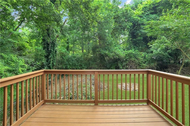 381 New Jersey Ave NW, Atlanta, GA 30314 - wooden deck featuring a yard