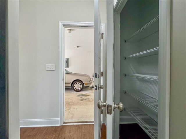 view of closet