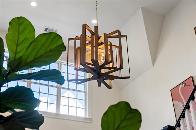 detailed view of recessed lighting