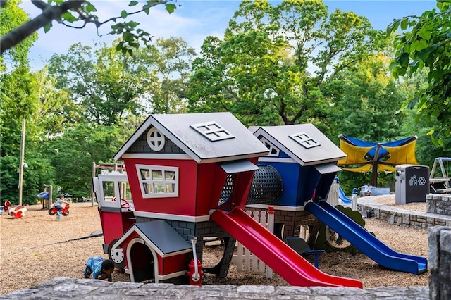 view of jungle gym