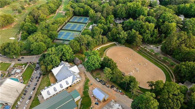 aerial overview of property's location