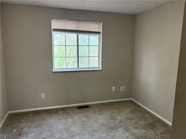 2834 Royal Path Ct, Decatur, GA 30030 - unfurnished room featuring visible vents, baseboards, carpet, and a textured ceiling