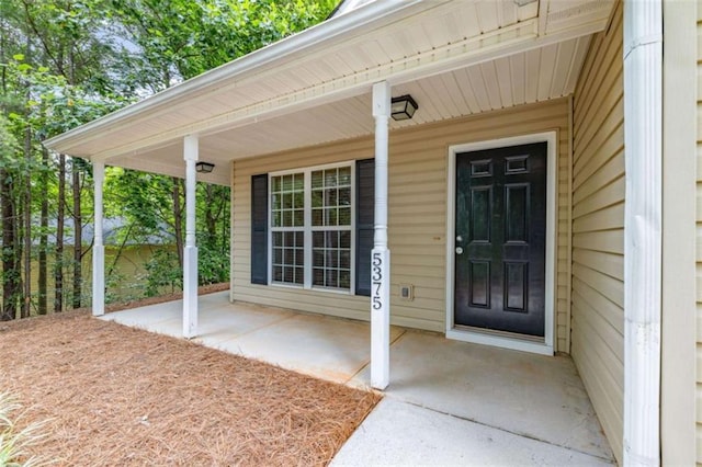 5375 Mountain View Pkwy, Lula, GA 30554 - doorway to property with a porch