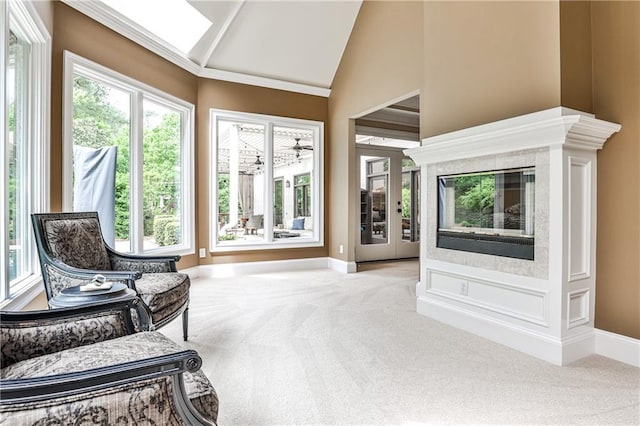 sunroom with french doors