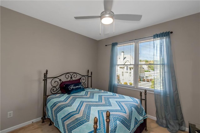 5810 Old Mill Trce, Lithonia, GA 30038 - carpeted bedroom with baseboards and a ceiling fan