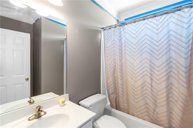 5810 Old Mill Trce, Lithonia, GA 30038 - full bath featuring vanity, shower / tub combo, and toilet