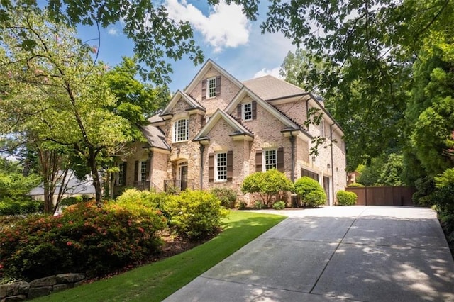 craftsman inspired home with a garage