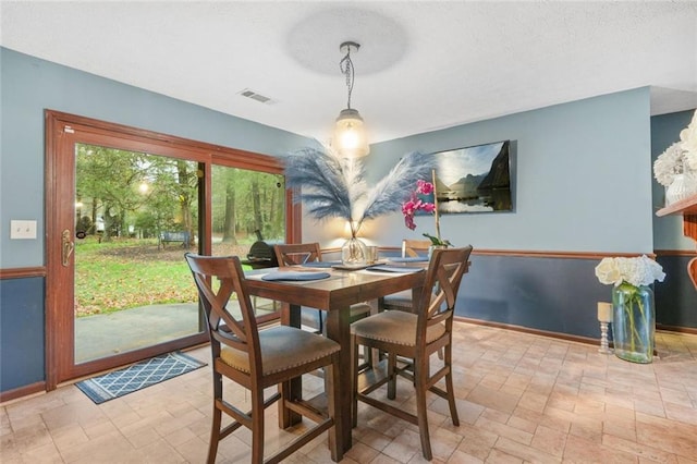 view of dining room