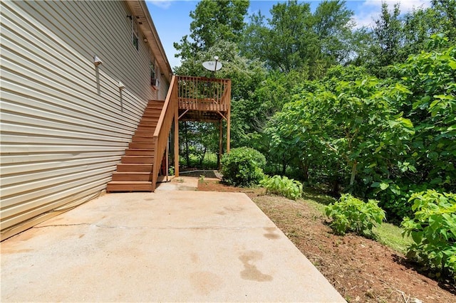 90 Cypress Dr, Covington, GA 30016 - view of patio / terrace with stairs