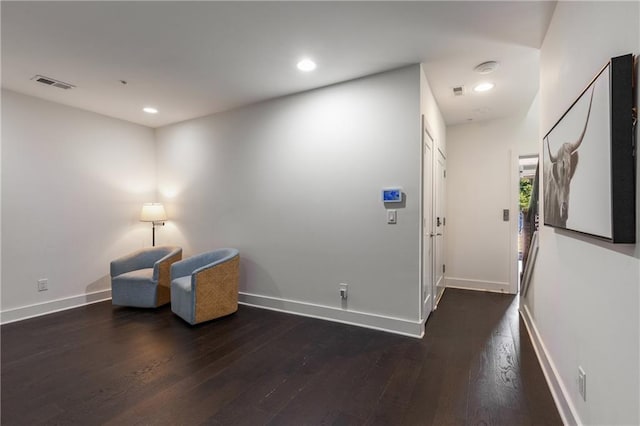 307 Cedar Dust Dr, Decatur, GA 30030 - unfurnished room with hardwood / wood-style flooring, baseboards, and recessed lighting