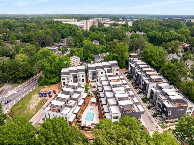 307 Cedar Dust Dr, Decatur, GA 30030 - bird's eye view of a pool area