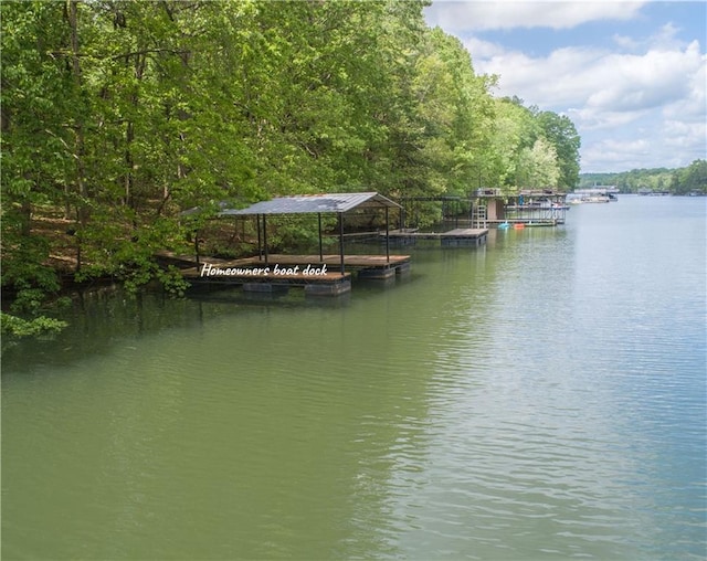 6324 Chesla Dr, Gainesville, GA 30506 - dock area featuring a water view