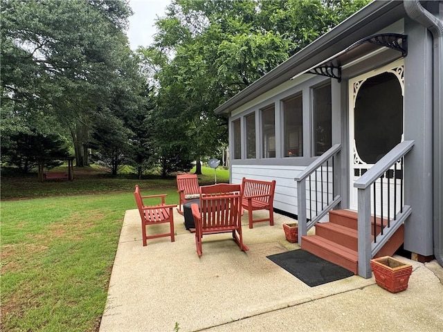 714 Arden Dr, Winder, GA 30680 - view of patio / terrace featuring entry steps