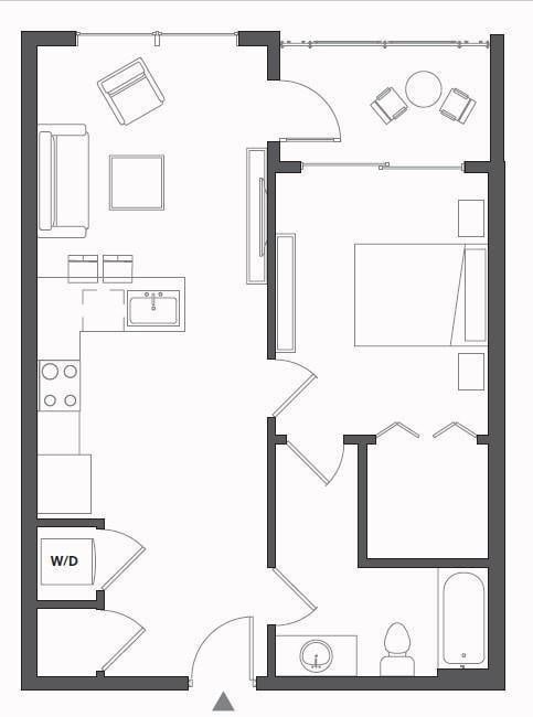 525 Parkway Dr NE Unit 306, Atlanta, GA 30308 - view of home floor plan