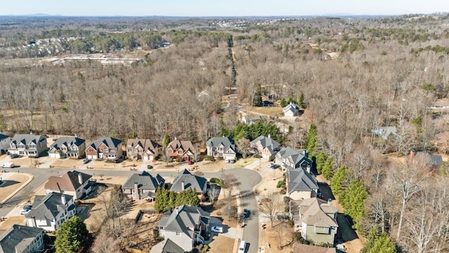 drone / aerial view featuring a residential view