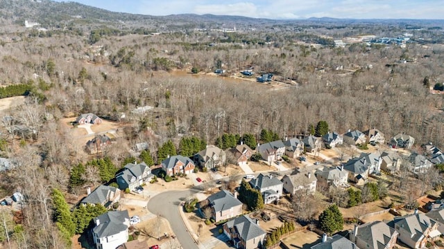 bird's eye view featuring a residential view