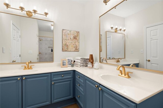 1024 Whitshire Way, Alpharetta, GA 30004 - full bath with double vanity and a shower