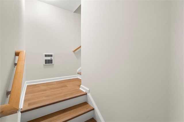 1024 Whitshire Way, Alpharetta, GA 30004 - staircase with baseboards and wood finished floors
