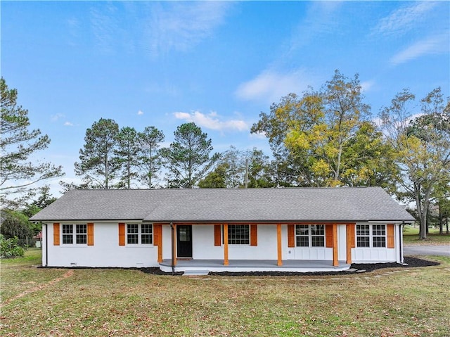 239 Brown Dr, Clermont, GA 30527 - ranch-style house with a front lawn