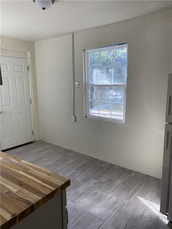 entrance foyer with wood finished floors