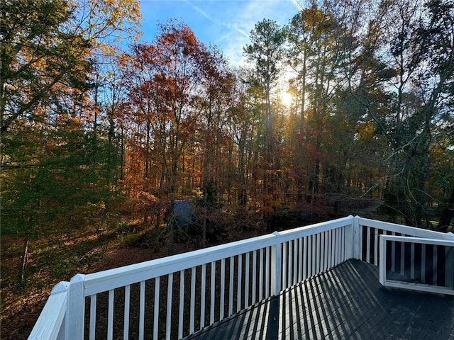 view of deck