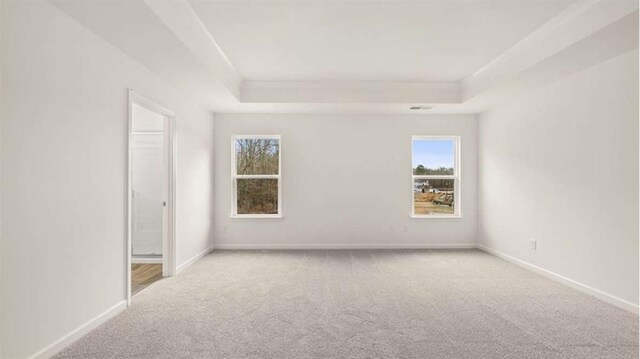 13917 Homer Ln, Covington, GA 30014 - empty room featuring baseboards, carpet floors, and a tray ceiling