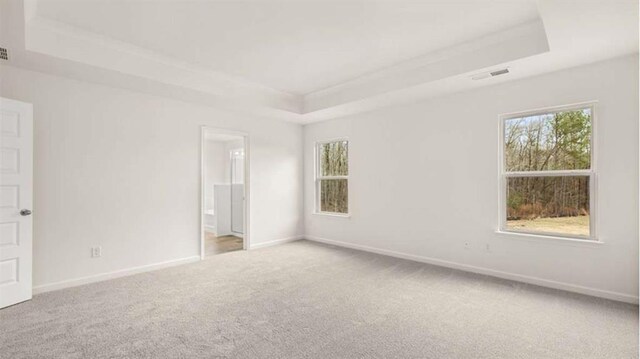 13917 Homer Ln, Covington, GA 30014 - carpeted spare room featuring a raised ceiling, plenty of natural light, and baseboards