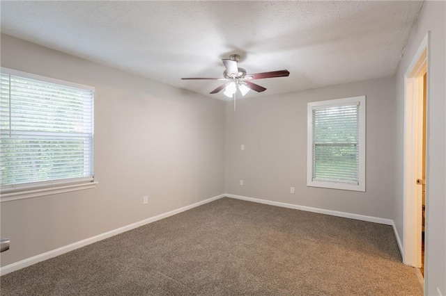 4650 Big Valley Ct, Stone Mountain, GA 30083 - carpeted spare room featuring healthy amount of natural light, a ceiling fan, and baseboards