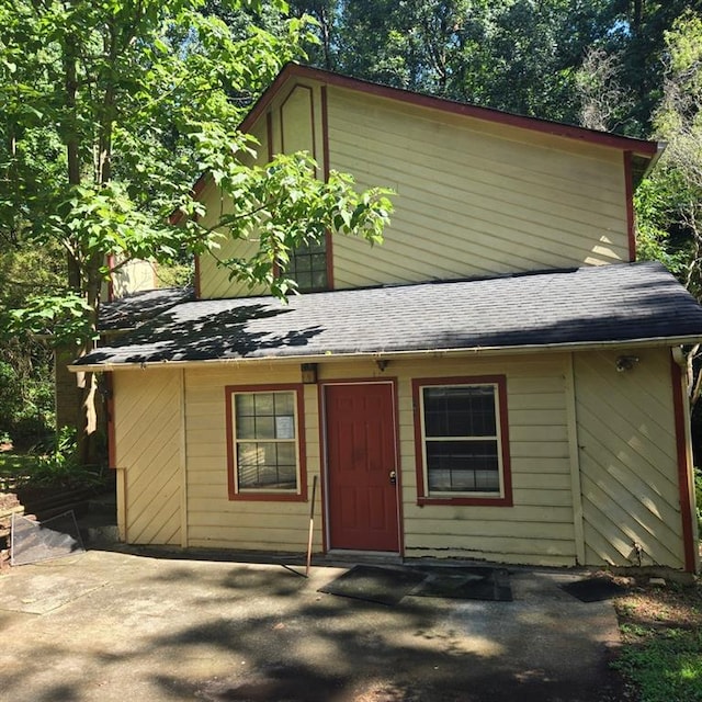 back of house featuring a patio area