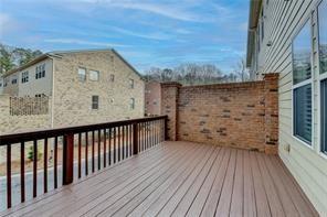 1668 Sabastian Pt NE, Atlanta, GA 30329 - view of wooden deck