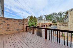 1668 Sabastian Pt NE, Atlanta, GA 30329 - view of wooden deck