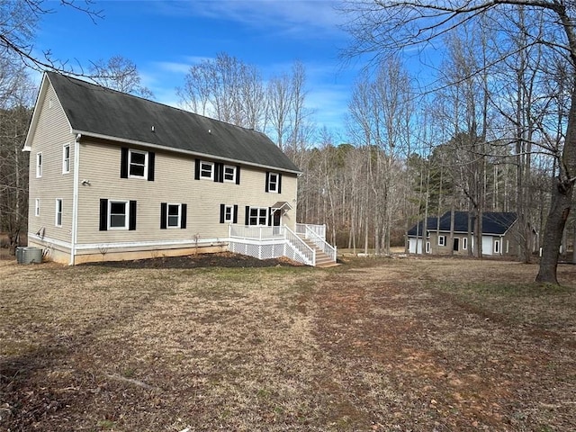 440 Colbert Rd, Dallas, GA 30132 - back of house featuring central AC unit