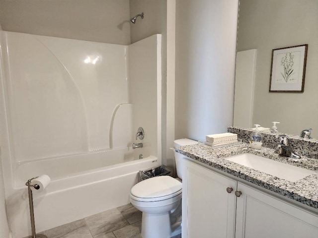 1054 Georgian Point Dr, Lawrenceville, GA 30045 - full bath featuring vanity, bathtub / shower combination, and toilet