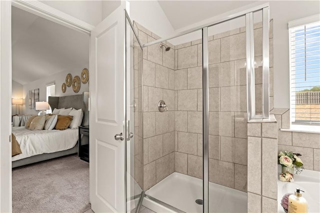 1054 Georgian Point Dr, Lawrenceville, GA 30045 - full bath featuring a stall shower and connected bathroom